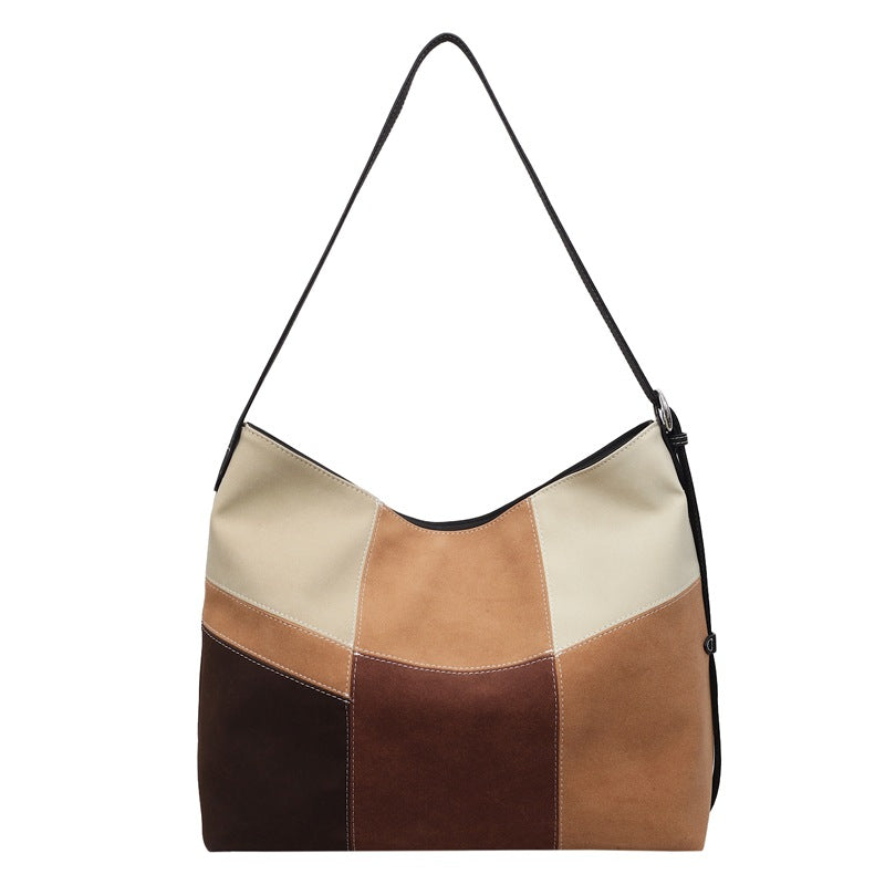 Women's Fashion Simple Canvas Korean Stitching Women's Messenger Bag