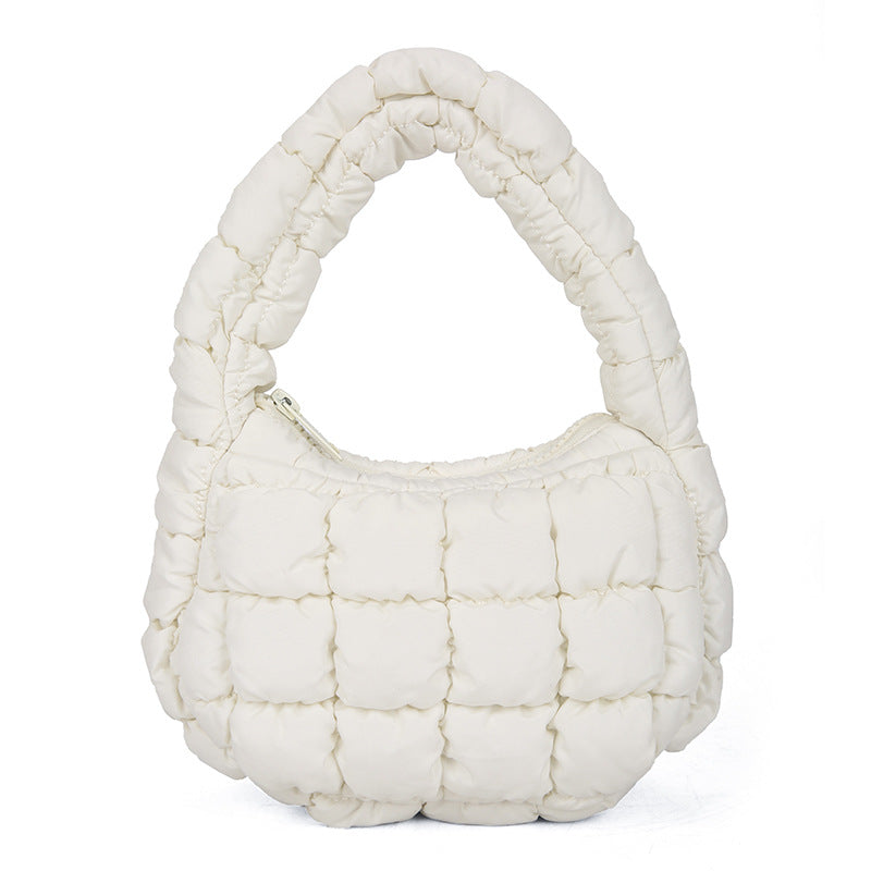 Women's Cloud Pleated Dumpling Puff Down Lightweight Portable Bags