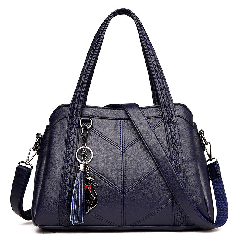 Women's Large Portable Soft Leather Capacity Women's Shoulder Bag
