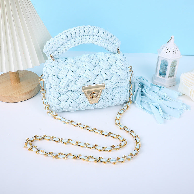 Women's Spring Ya Woven Cloth Chain Women's Messenger Bag