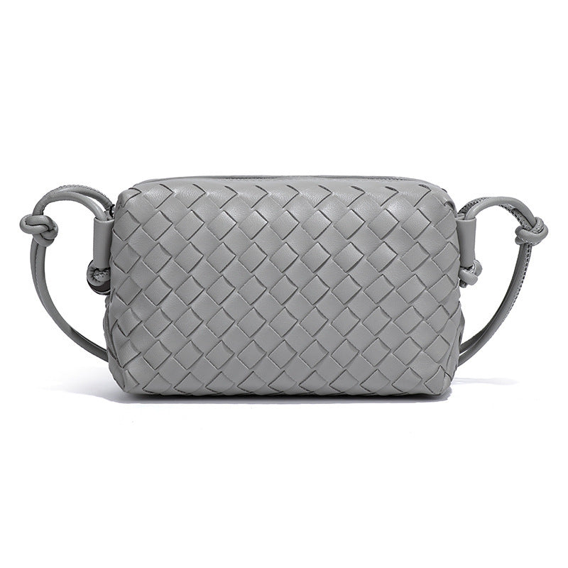 Women's Solid Color Woven One Fashion Fashionable Large Bags