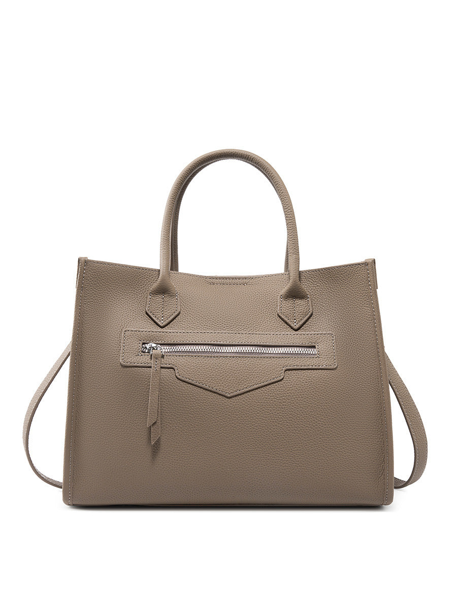 Women's Big Large Capacity Leather Design Advanced Computer Bags