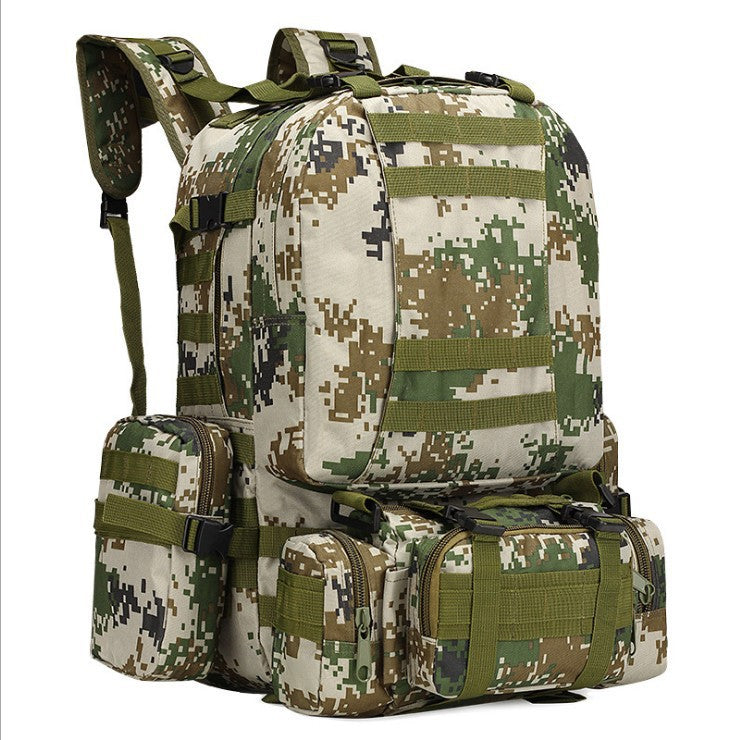 Large Capacity Waterproof Storage Combo Camouflage Mountain Climbing, Hiking Bag