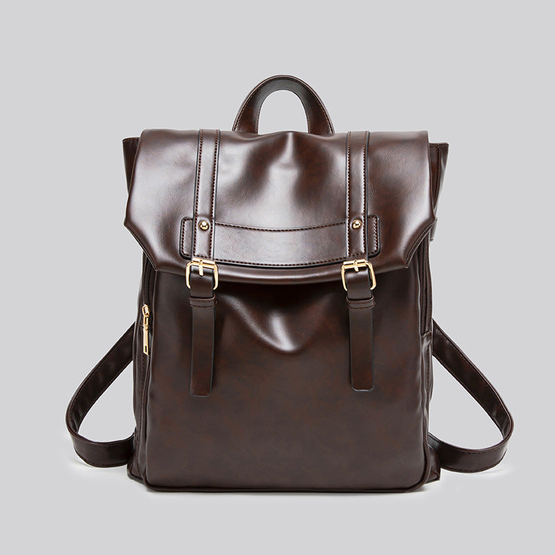 Retro College Style Large Capacity Commuter Leisure Backpack