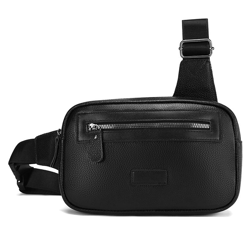 Men's Leather First Layer Cowhide Soft Men's Shoulder Bag