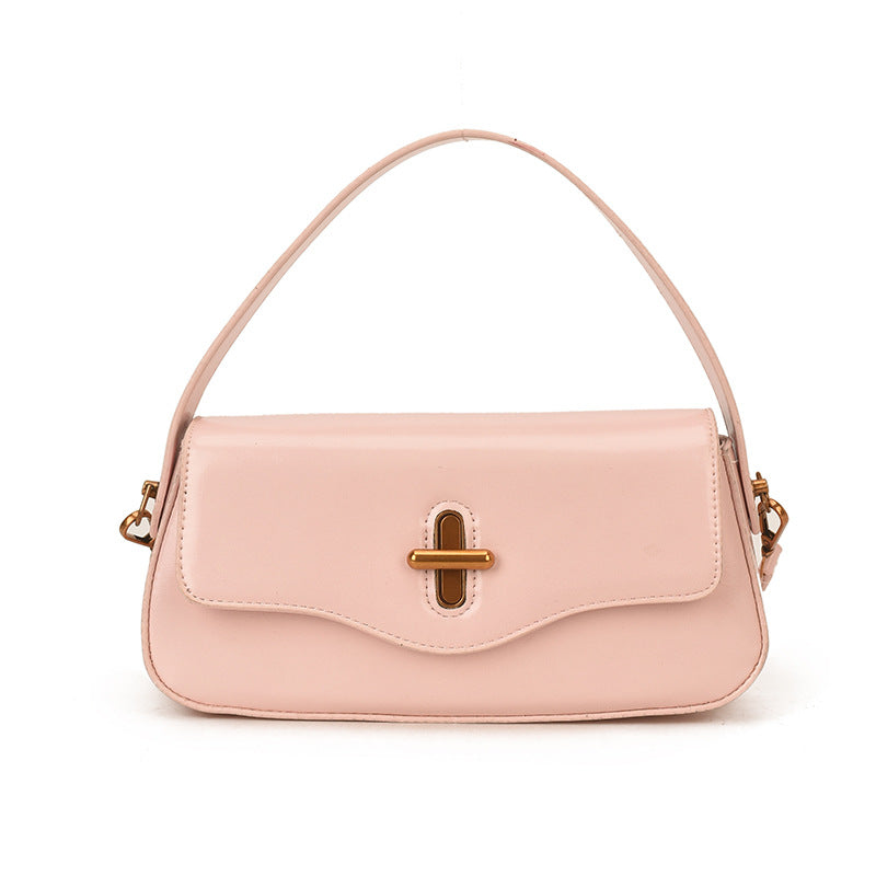 Women's High Quality Glossy Solid Color Trendy Affordable Luxury Fashion Small Square Bag