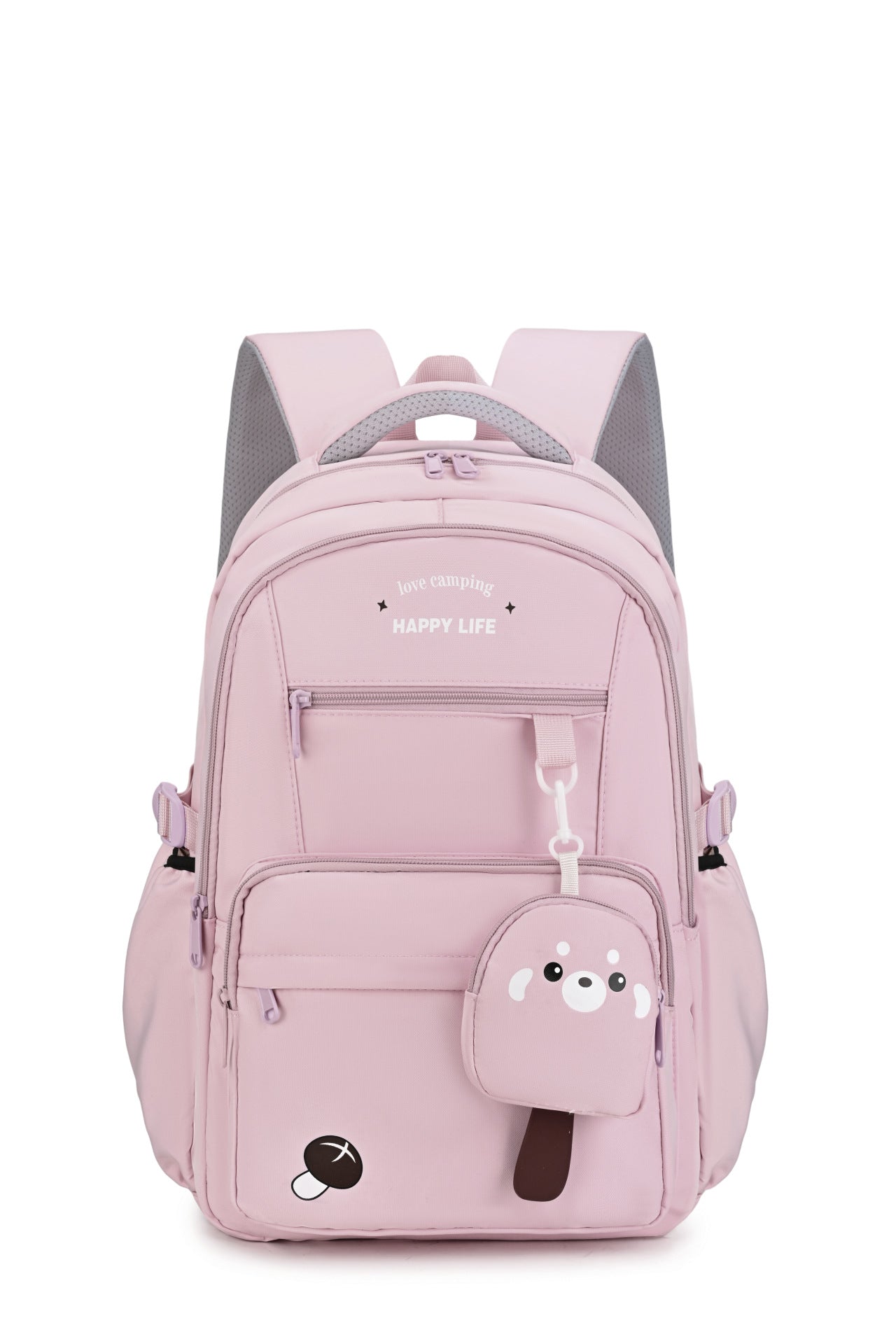 Solid Color Simple Fashion Cute Puppy Lightweight For Going Out Backpacks