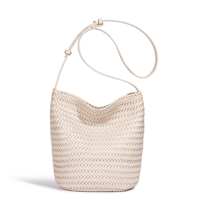 Women's Hand-woven Fashion Vacation Style Large Capacity Bucket Bags