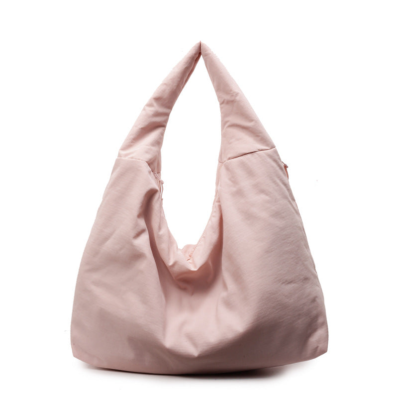 Soft Glutinous Large Capacity Nylon Cloth Tote Bag