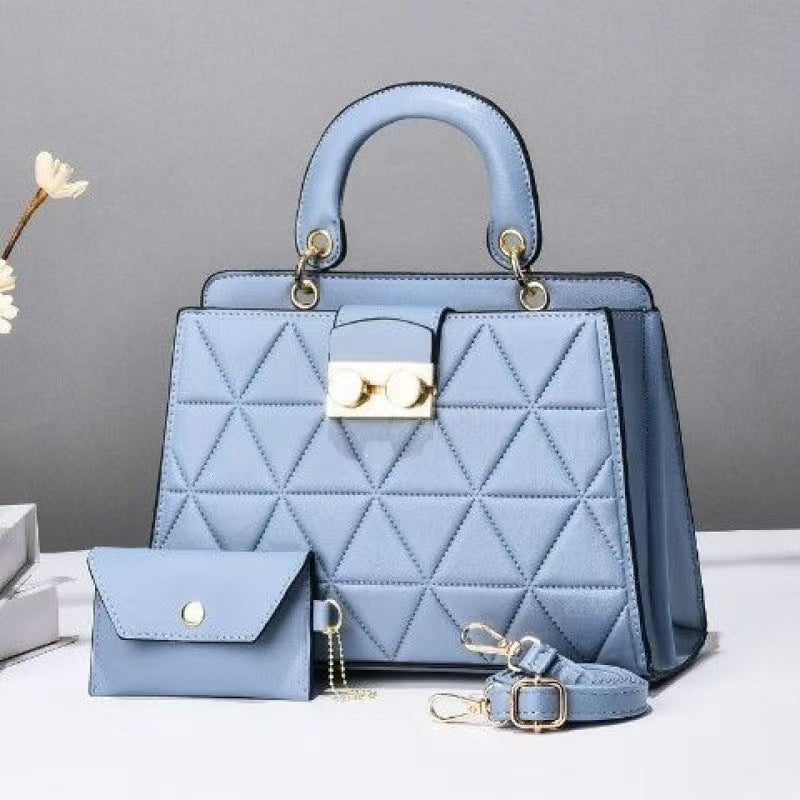 Attractive Women's Simple Fashion Mother Rhombic Women's Handbag