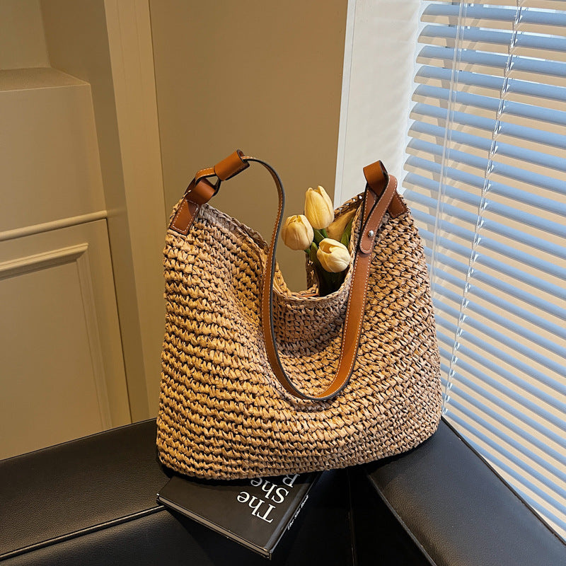 Summer Weaving Straw Woven Female Super Hot Women's Shoulder Bag