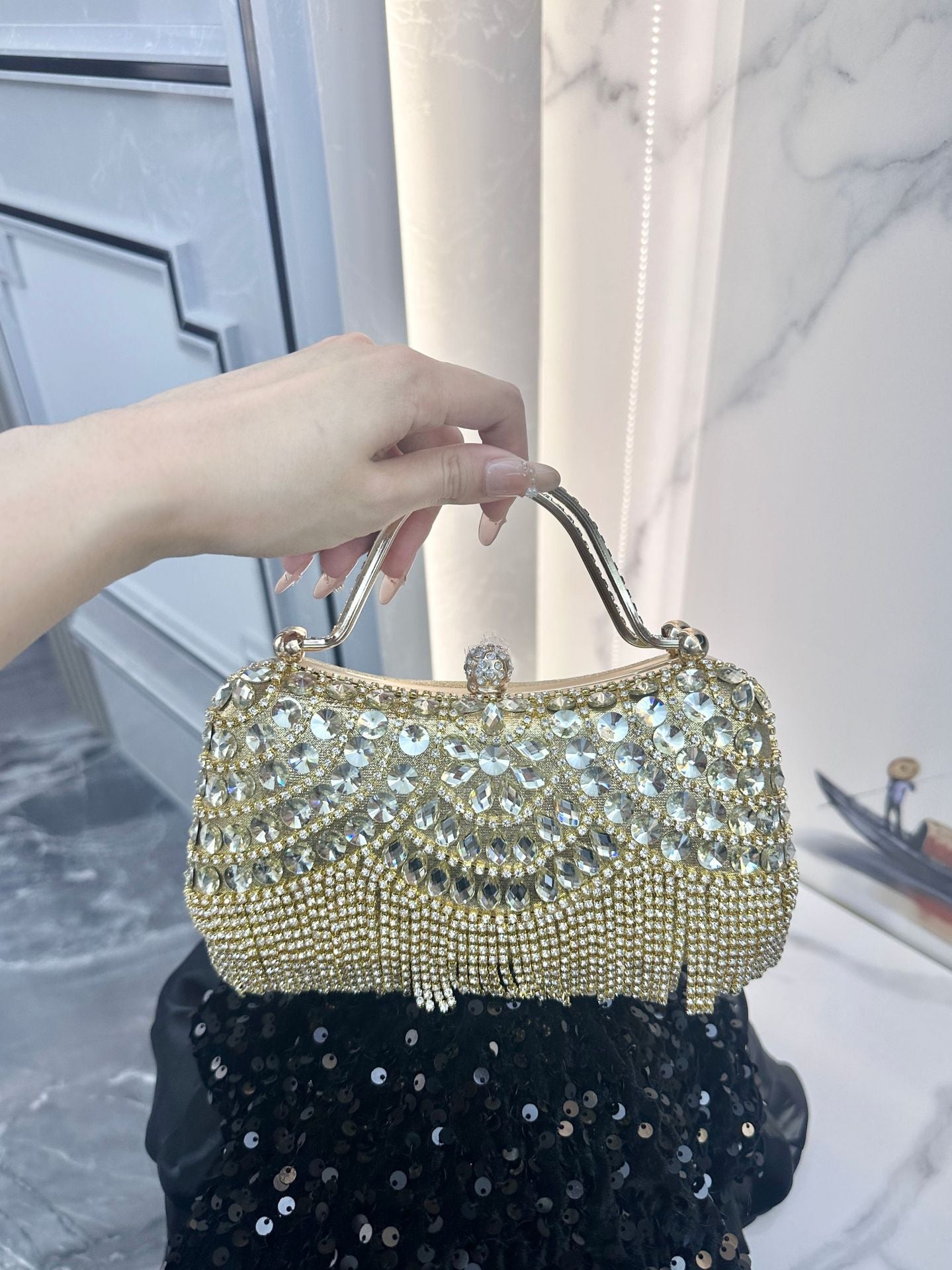 Fashion Simple Birthday Wedding Banquet Clutch Evening Bags