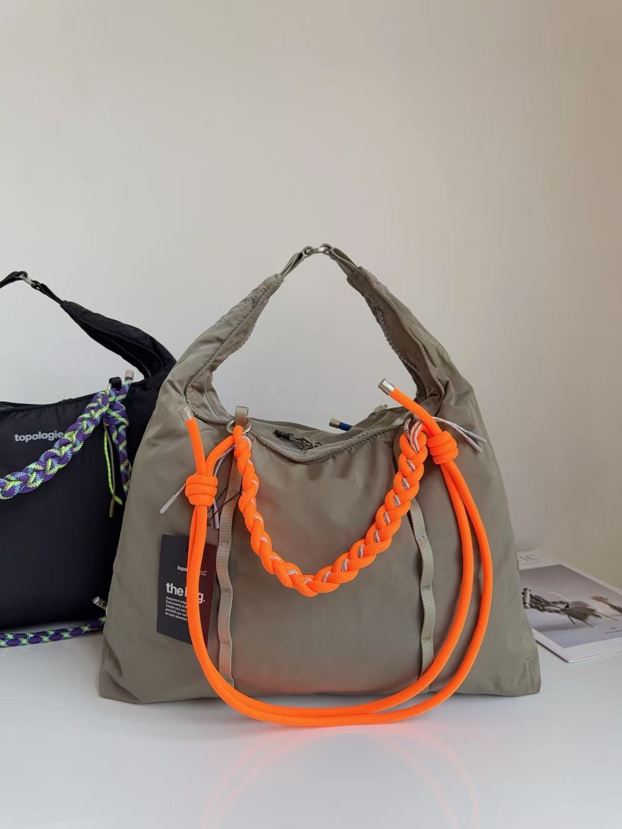 Cloud Nylon Trendy Wild Large Capacity Drawstring Women's Shoulder Bag
