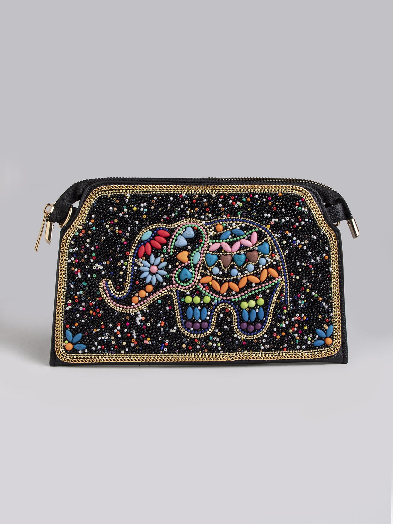 Women's Bohemian Style Bead Shell Flower Trip Bags