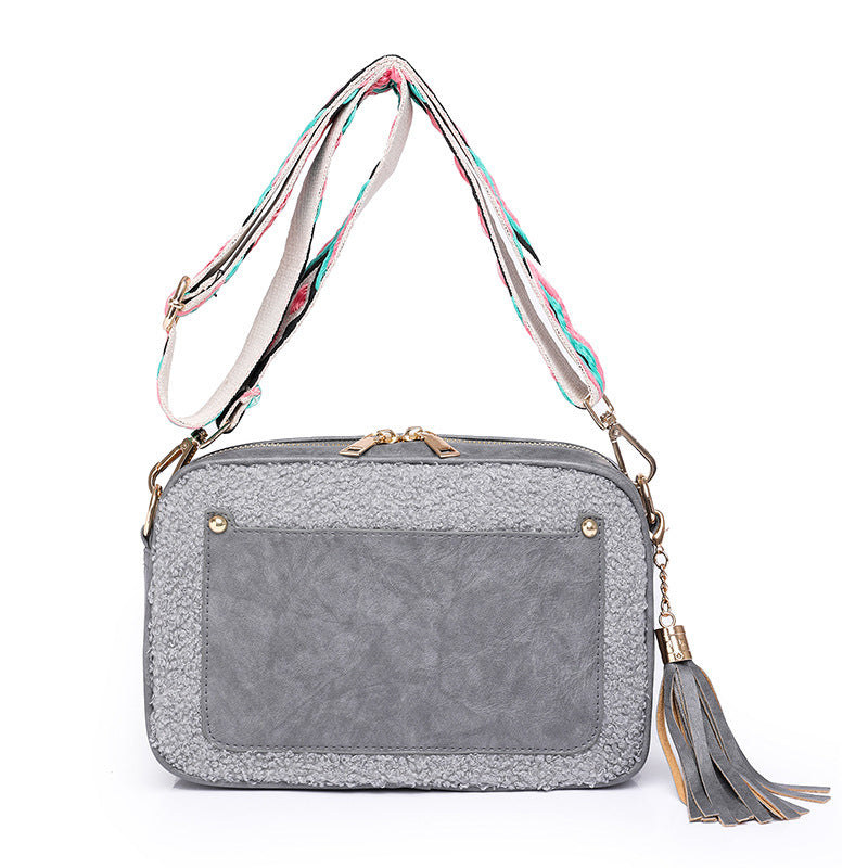 Unique Stylish Women's Fashion Plush Winter Women's Messenger Bag