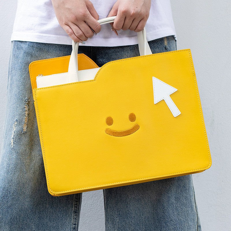 Folder Produced Crooked Melon Large Capacity Bags
