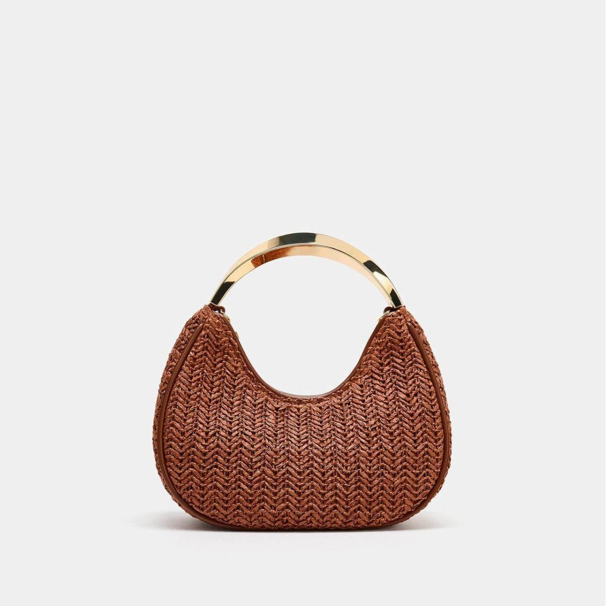Women's High-grade Portable Banquet Metal Dumpling Design Light Women's Handbag