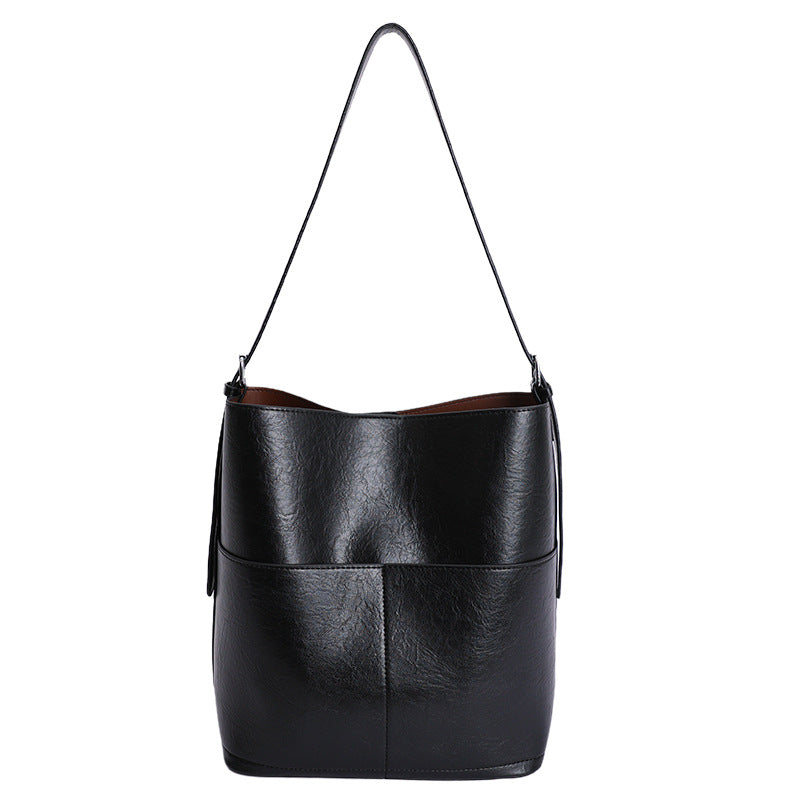 Retro Texture Outing Simple Large Capacity Women's Shoulder Bag