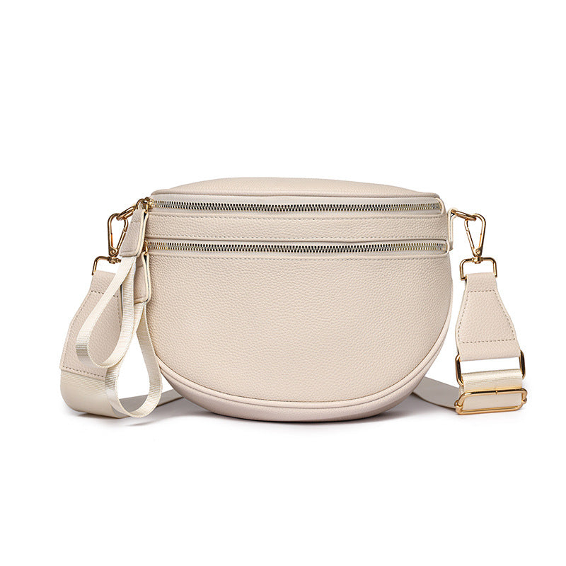 Women's Commuter High Sense Solid Color Simple Women's Messenger Bag