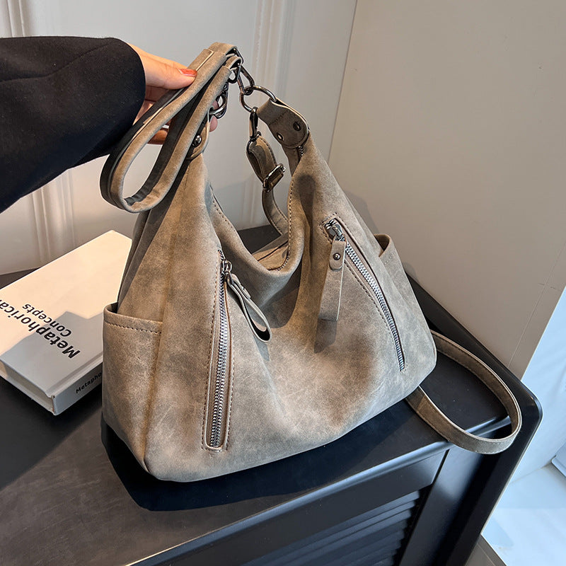 Women's Large Capacity Texture Niche Class College Women's Shoulder Bag