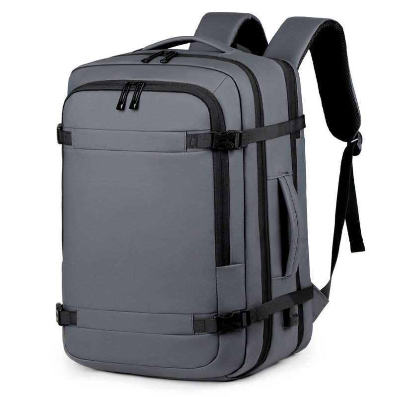 Men's Waterproof Derm Large Capacity Expansion Computer Business Backpack