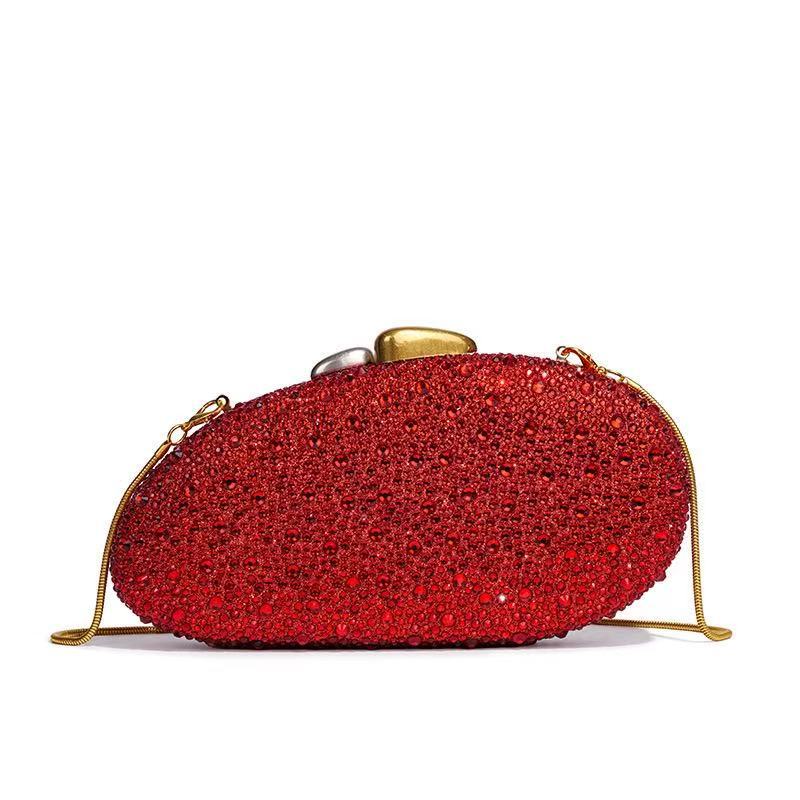 Women's Fashion Diamond Chain Party Clutch Good-looking Bags