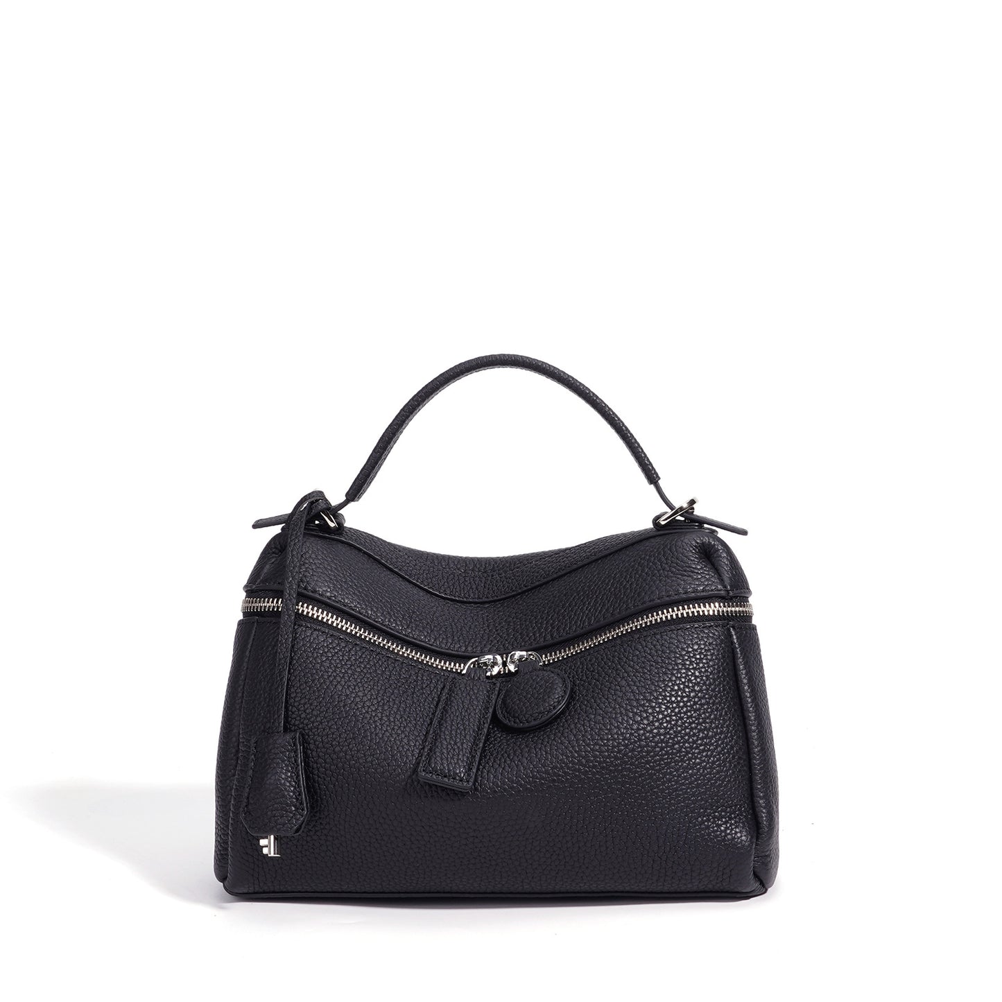 Women's Korean Style Versatile Soft Leather Genuine Solid Color Bags