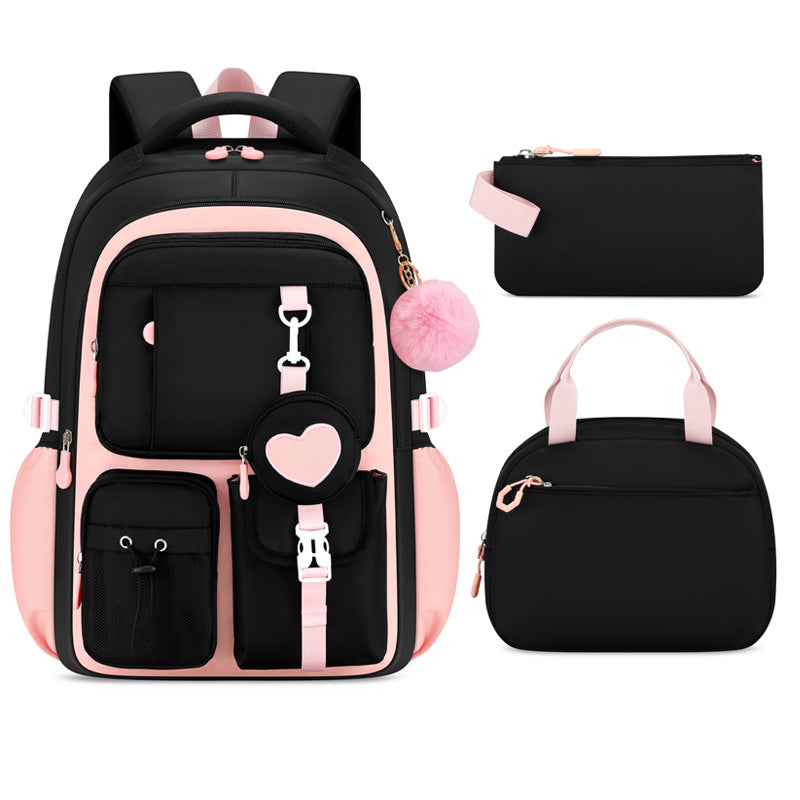 Protection Lightweight Burden Alleviation Large Capacity Cute Junior Primary School Bag