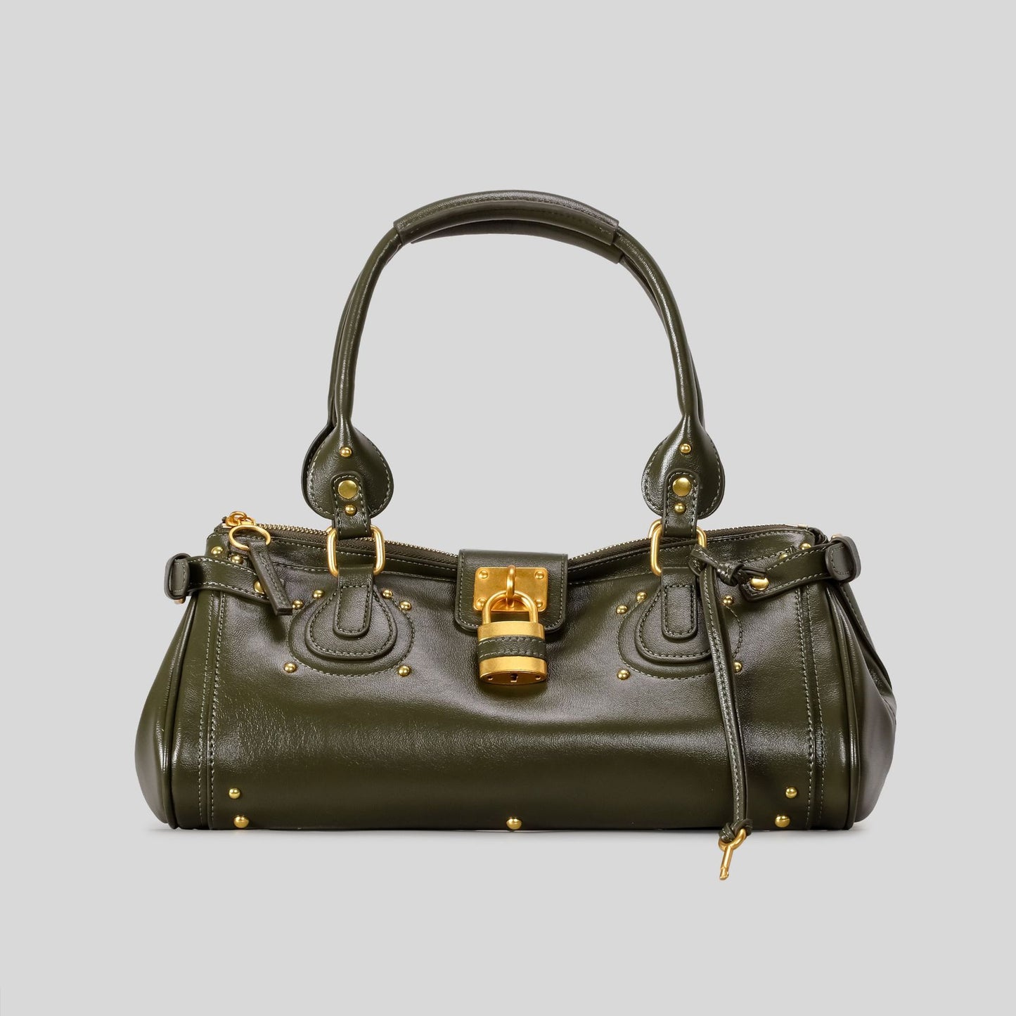 Retro Distressed Chloe Paddington Motorcycle Portable Underarm Decorative Bags