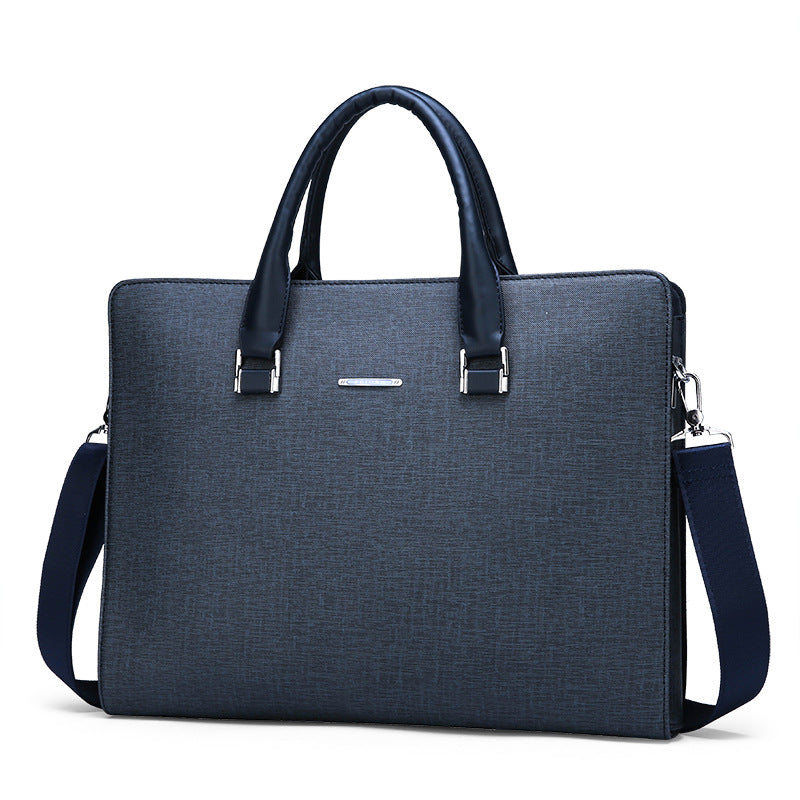 Men's Large Capacity Business Portable Horizontal Leather Men's Bags