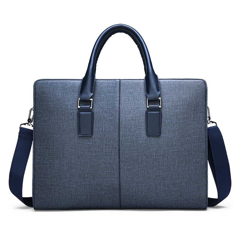 Men's Large Capacity Business Portable Horizontal Leather Men's Bags