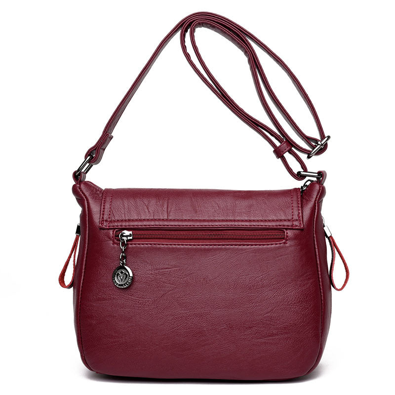 Durable Women's Korean Style Soft Leather Women's Shoulder Bag
