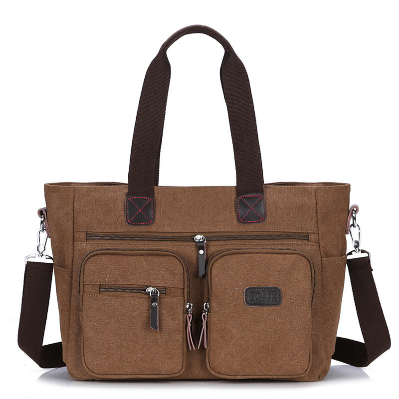 Classic Business Canvas Simple Stylish Big Bags
