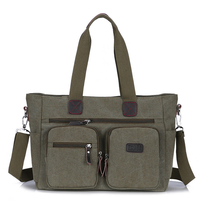 Classic Business Canvas Simple Stylish Big Bags