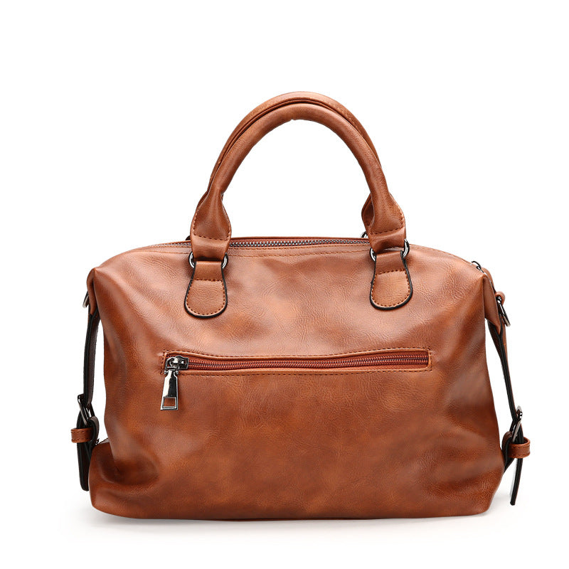 Beautiful Women's Retro Soft Portable Boston Women's Shoulder Bag