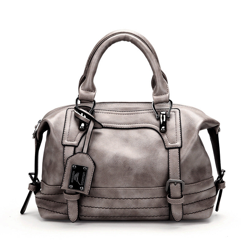 Beautiful Women's Retro Soft Portable Boston Women's Shoulder Bag