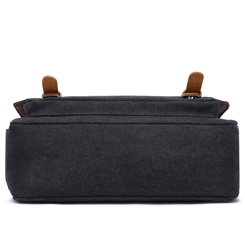 Durable Men's Portable Canvas Business Style Men's Briefcase