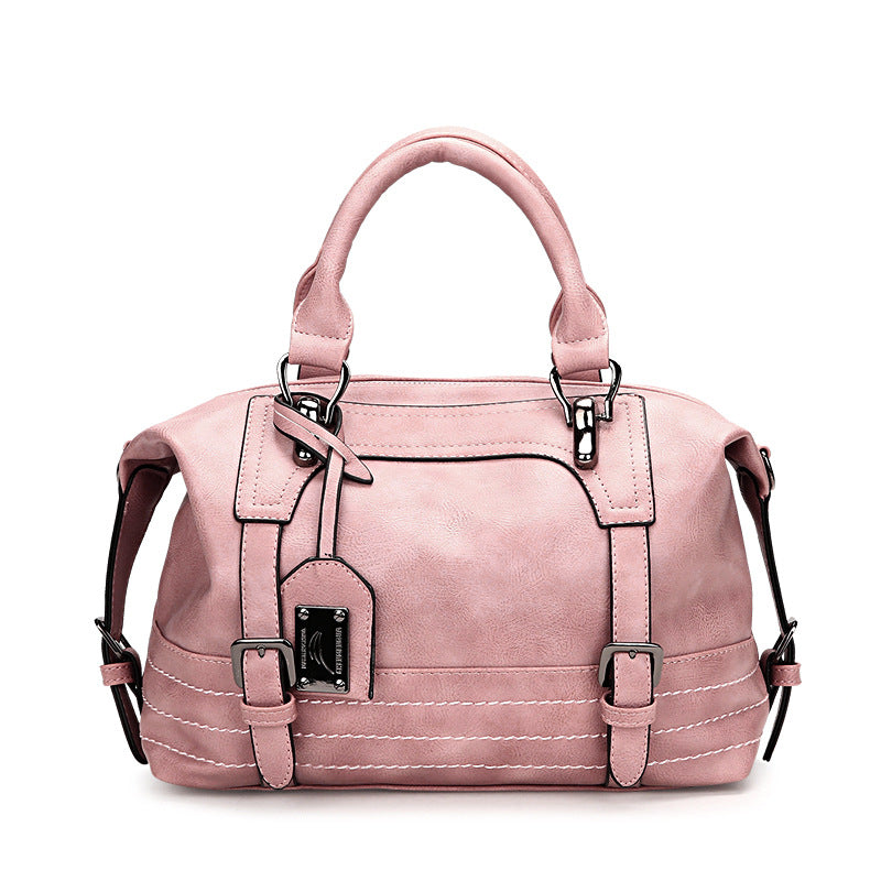 Beautiful Women's Retro Soft Portable Boston Women's Shoulder Bag