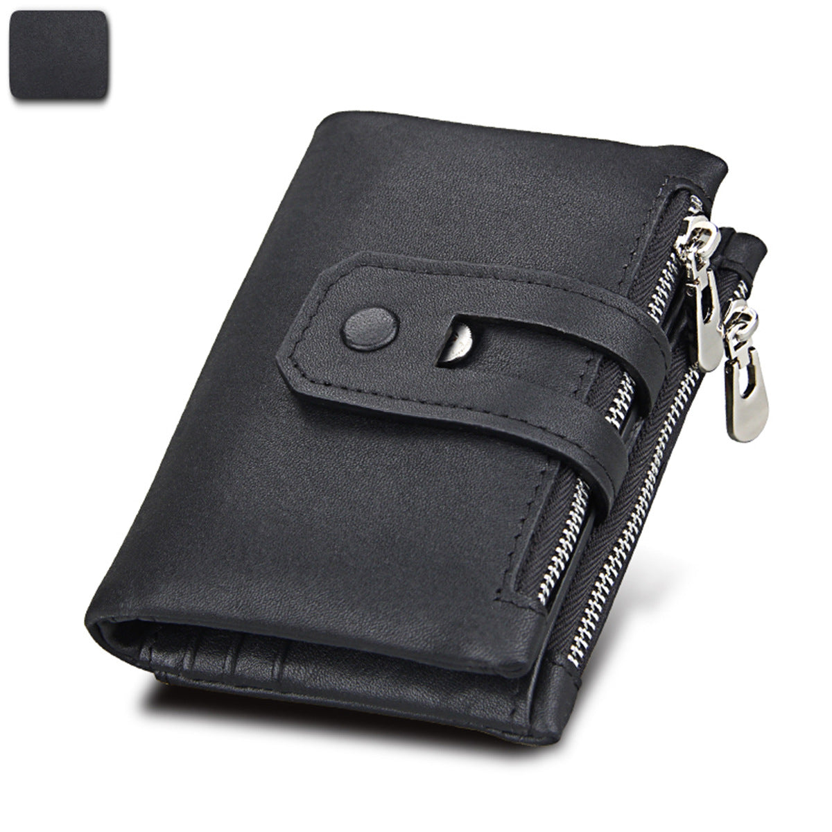 Vintage Leather For Man Crazy Horse Men's Wallet
