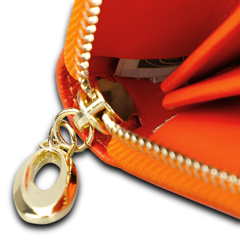 Women's Genuine Leather Clutch Large Capacity Long Bags