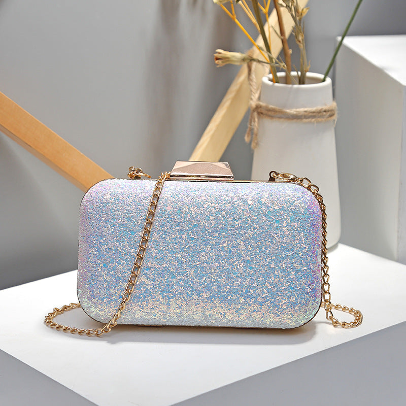 Korean Style Sequins Frosted Head Chain Bags