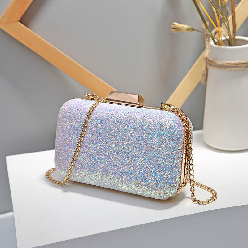 Korean Style Sequins Frosted Head Chain Bags
