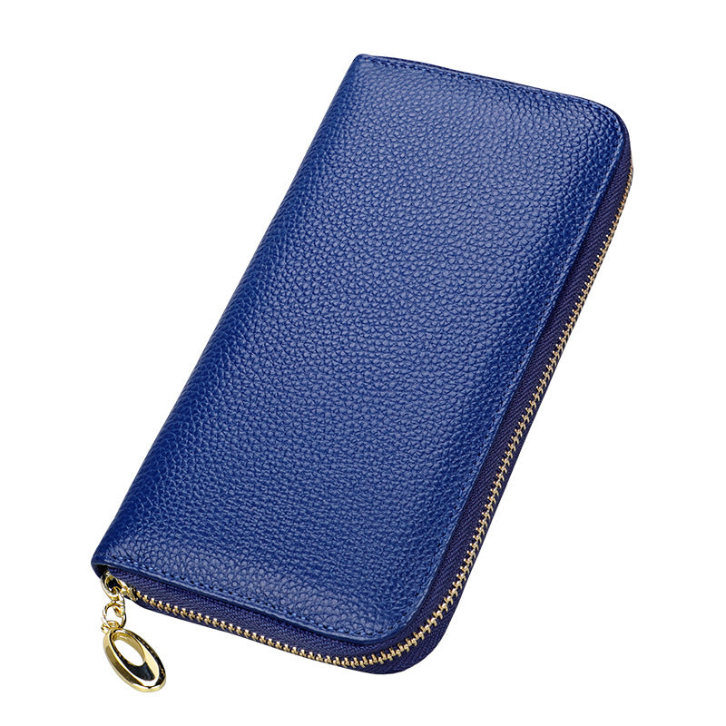 Women's Genuine Leather Clutch Large Capacity Long Bags