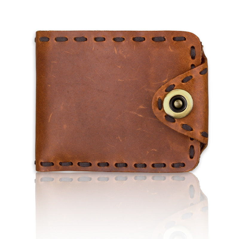 Men's Personalized Retro Leather For Man Handmade Long Men's Wallets