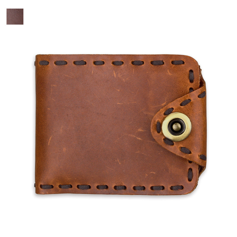 Men's Personalized Retro Leather For Man Handmade Long Men's Wallets