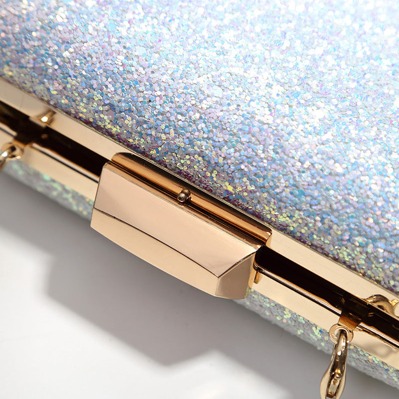 Korean Style Sequins Frosted Head Chain Bags