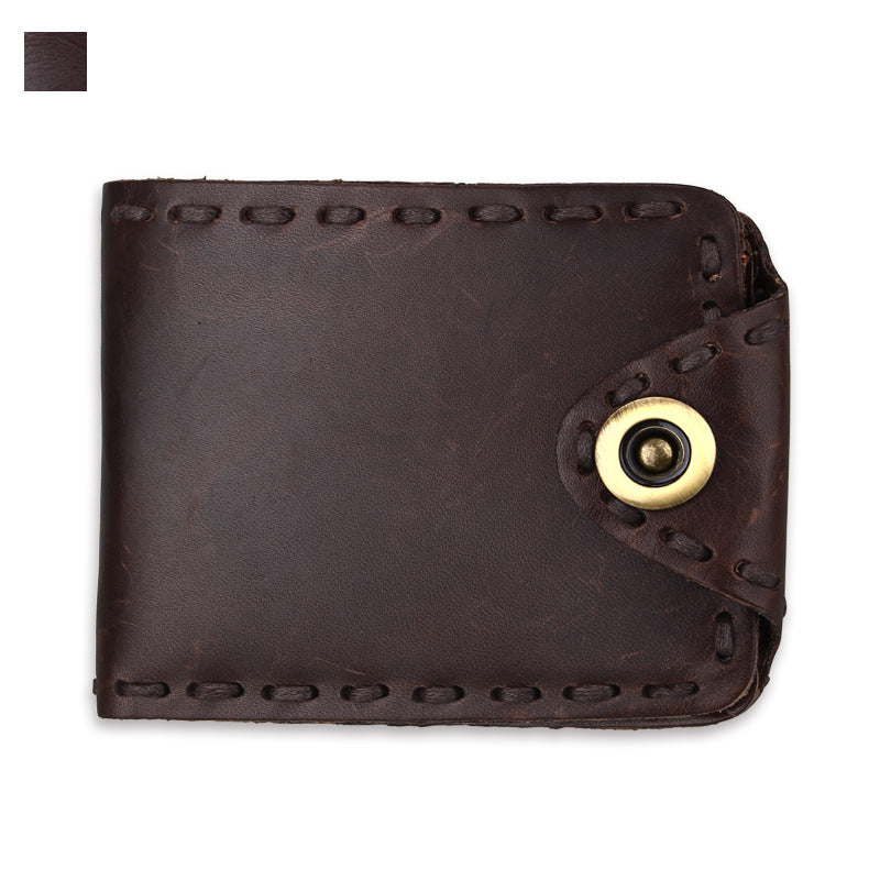 Men's Personalized Retro Leather For Man Handmade Long Men's Wallets