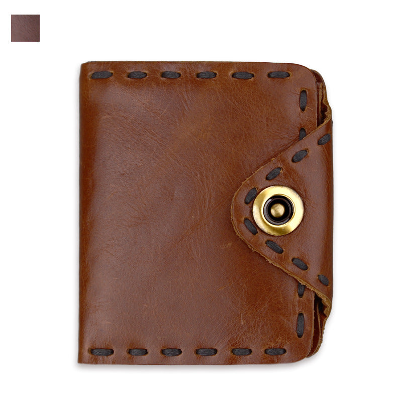 Men's Personalized Retro Leather For Man Handmade Long Men's Wallets