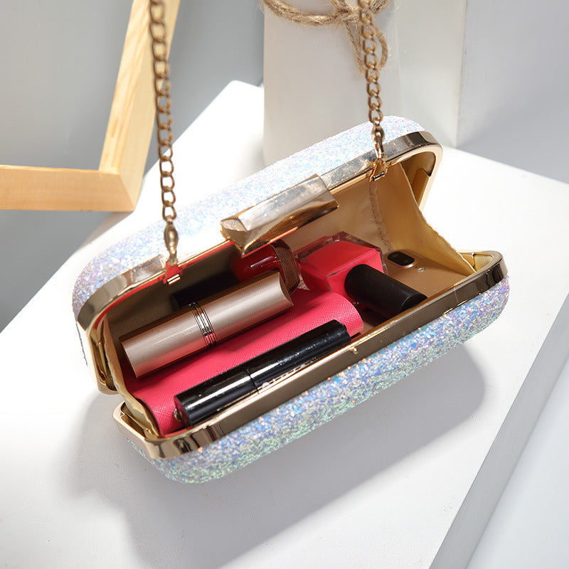 Korean Style Sequins Frosted Head Chain Bags
