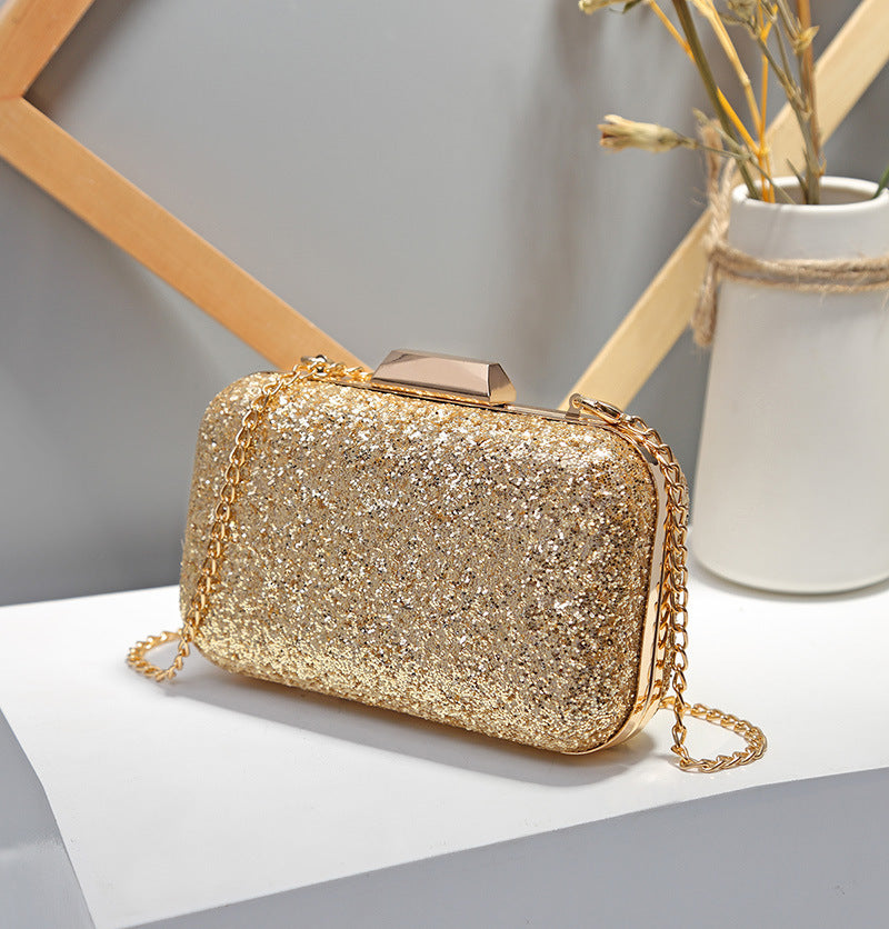 Korean Style Sequins Frosted Head Chain Bags